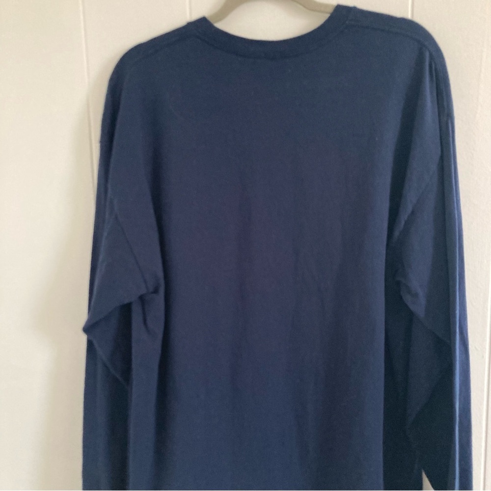 Unisex Long Sleeve Penn State T-shirt XL Blue and White - Picture 3 of 5